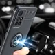Xiaomi Redmi 10 Hoesje met Magnetische Kickstand Ring Zwart afbeelding 2