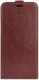 Motorola Moto G31 / G41 Hoesje Verticale Flip Wallet Case Bruin afbeelding 3