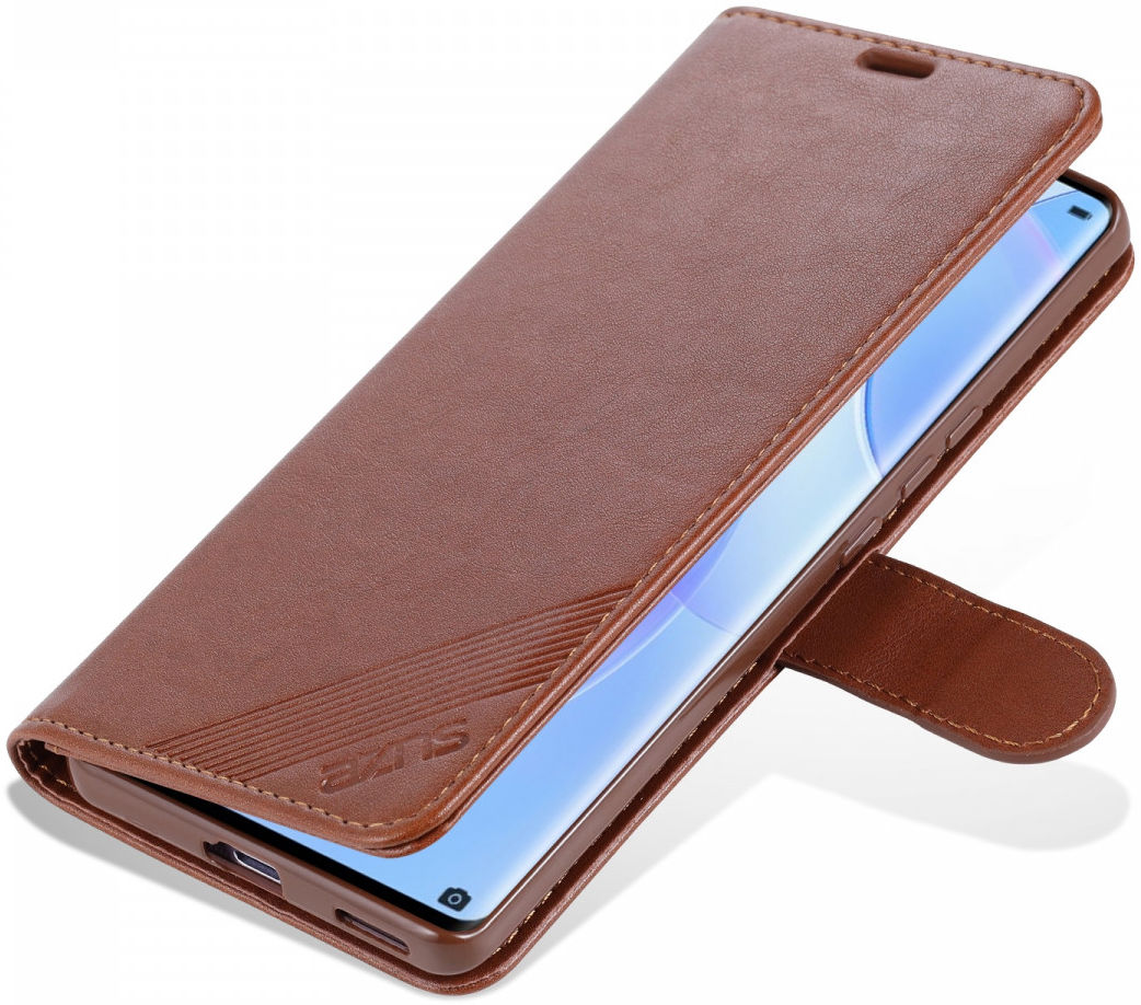 AZNS Honor 50 Hoesje Portemonnee Book Case Kunstleer Bruin afbeelding 1