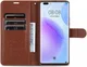 AZNS Honor 50 Hoesje Portemonnee Book Case Kunstleer Bruin afbeelding 4