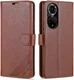 AZNS Honor 50 Hoesje Portemonnee Book Case Kunstleer Bruin afbeelding 7