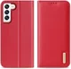 Dux Ducis Hivo Samsung Galaxy S22 Plus Hoesje RFID Book Case Rood afbeelding 2