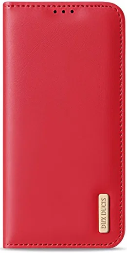 Dux Ducis Hivo Samsung Galaxy S22 Plus Hoesje RFID Book Case Rood afbeelding 8