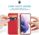 Dux Ducis Hivo Samsung Galaxy S22 Plus Hoesje RFID Book Case Rood afbeelding 5