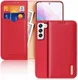 Dux Ducis Hivo Samsung Galaxy S22 Plus Hoesje RFID Book Case Rood afbeelding 1
