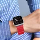 Dux Ducis Apple Watch Bandje - 1-10/SE - 38/40/41/42MM - Magneetsluiting - Rood afbeelding 4