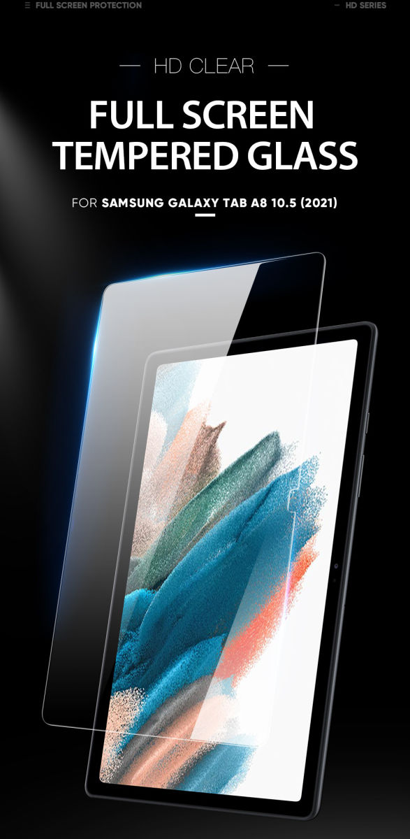 Dux Ducis Samsung Galaxy Tab A8 Screen Protector 9H Tempered Glass afbeelding 3