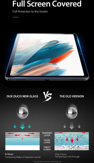 Dux Ducis Samsung Galaxy Tab A8 Screen Protector 9H Tempered Glass afbeelding 4