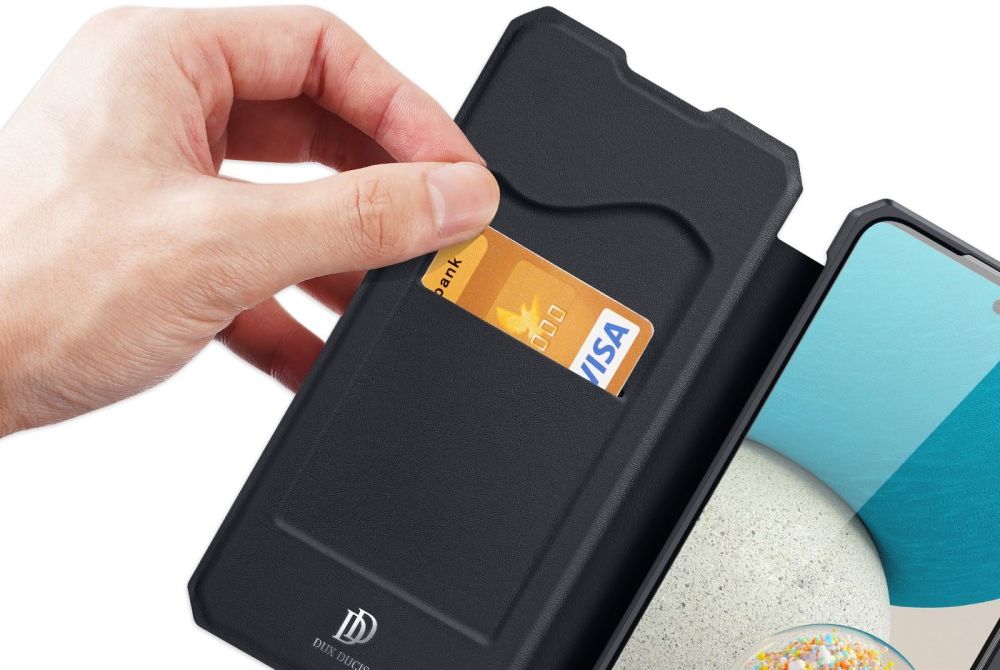 Dux Ducis Skin X Series Samsung Galaxy A53 Hoesje Book Case Zwart afbeelding 5