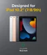 Ringke Fusion+ Apple iPad 10.2 Hoes Schokbestendig + Bumpers Wit/Zwart afbeelding 9