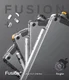 Ringke Fusion+ Apple iPad 10.2 Hoes Schokbestendig + Bumpers Wit/Zwart afbeelding 11
