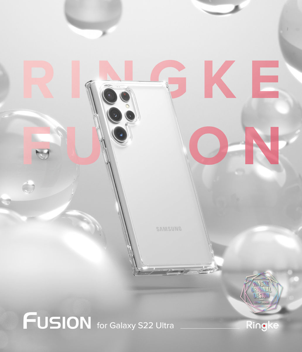Ringke Fusion Samsung Galaxy S22 Ultra Hoesje Transparant afbeelding 11