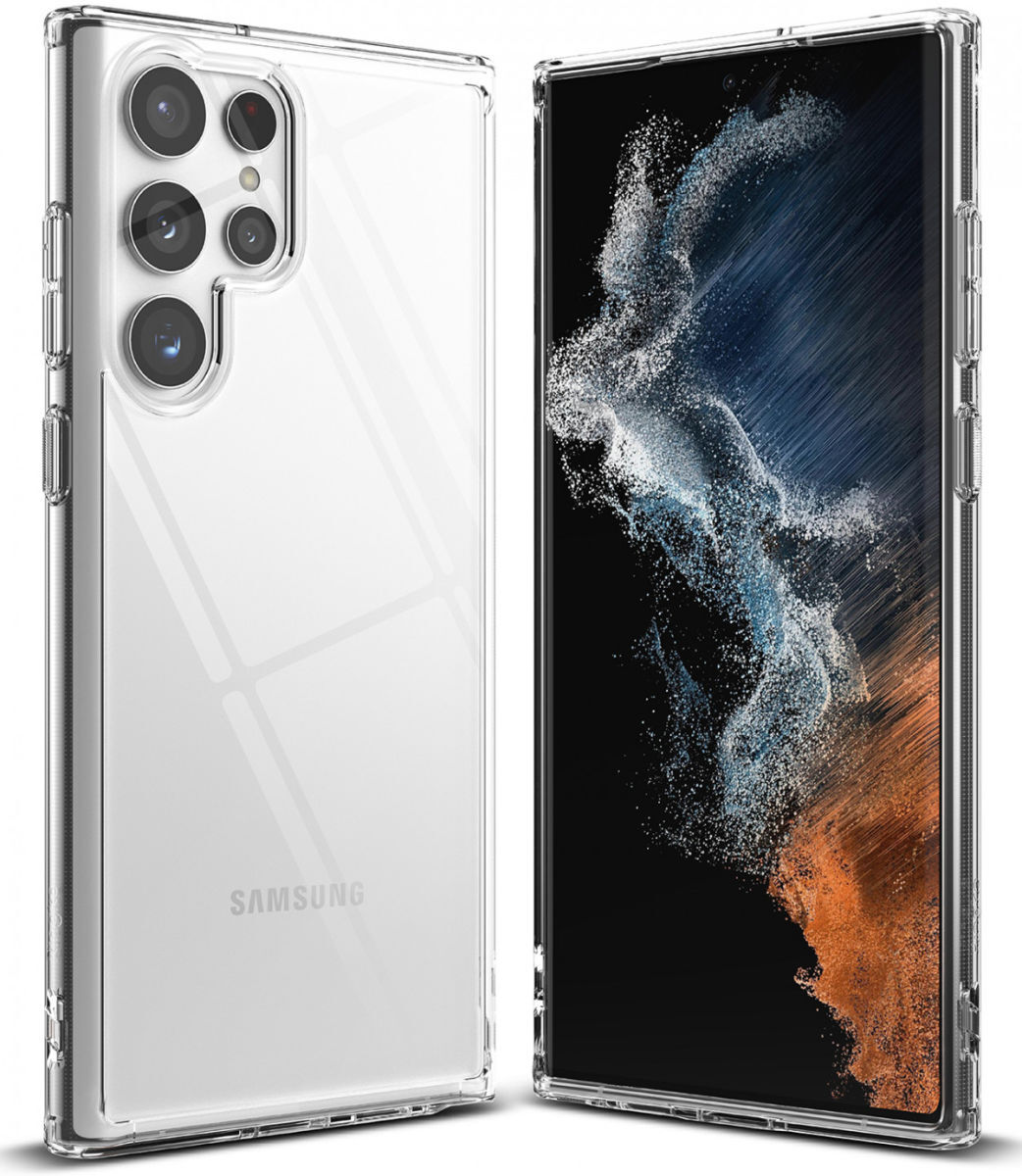 Ringke Fusion Samsung Galaxy S22 Ultra Hoesje Transparant afbeelding 1