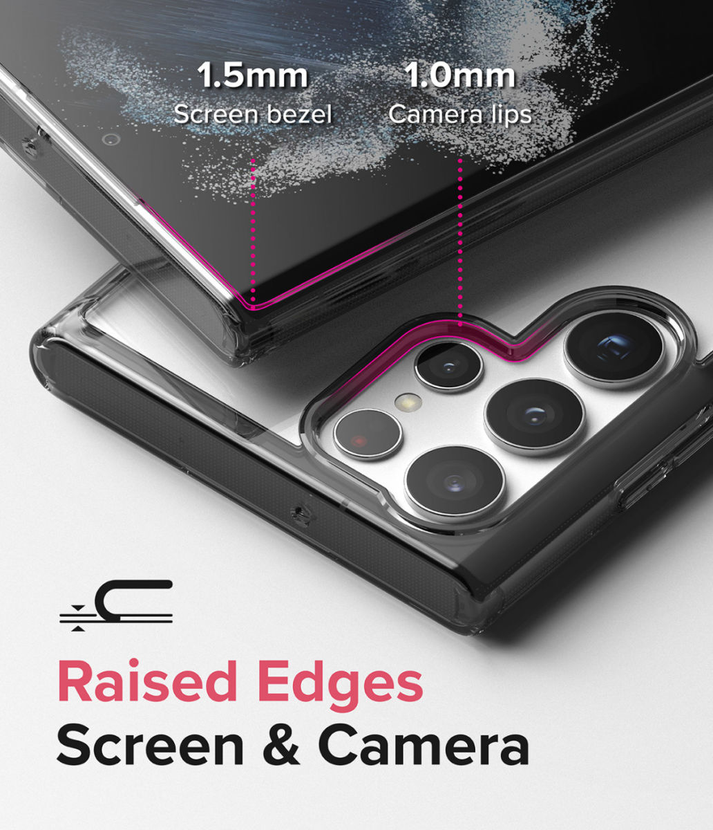 Ringke Fusion Samsung Galaxy S22 Ultra Hoesje Transparant afbeelding 5