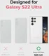 Ringke Fusion Samsung Galaxy S22 Ultra Hoesje Transparant afbeelding 9