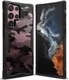 Ringke Fusion X Samsung Galaxy S22 Ultra Hoesje Camo Zwart afbeelding 1
