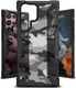 Ringke Fusion X Samsung Galaxy S22 Ultra Hoesje Camo Zwart afbeelding 2