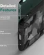 Ringke Fusion X Samsung Galaxy S22 Plus Hoesje Camo Zwart afbeelding 6