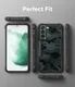 Ringke Fusion X Samsung Galaxy S22 Plus Hoesje Camo Zwart afbeelding 10