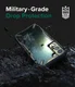 Ringke Fusion X Samsung Galaxy S22 Hoesje Back Cover Camo Zwart afbeelding 4