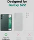 Ringke Fusion X Samsung Galaxy S22 Hoesje Back Cover Camo Zwart afbeelding 9
