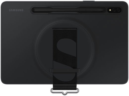 Originele Samsung Galaxy Tab S8 / Tab S7 Hoes Strap Cover Zwart afbeelding 1