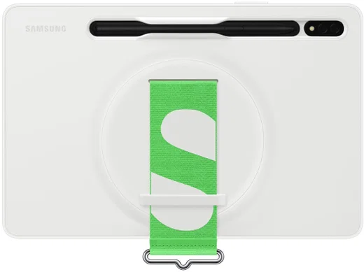 Originele Samsung Galaxy Tab S8 / Tab S7 Hoes Strap Cover Wit afbeelding 1
