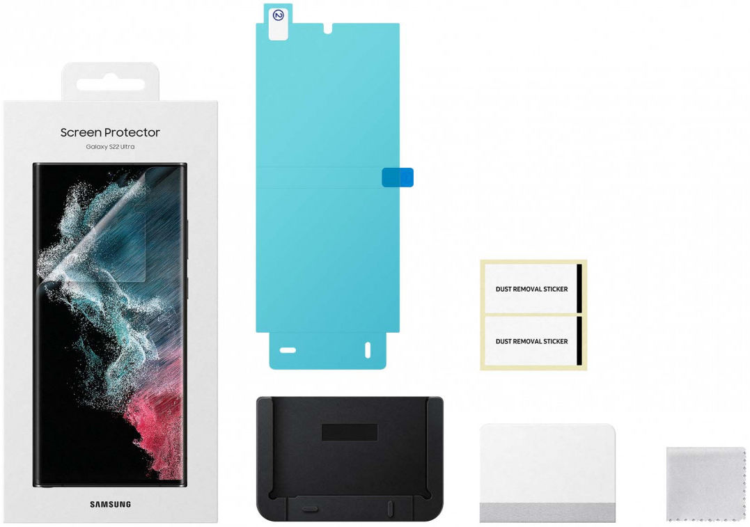 Originele Samsung Galaxy S22 Ultra Screen Protector Folie (2-Pack) afbeelding 4