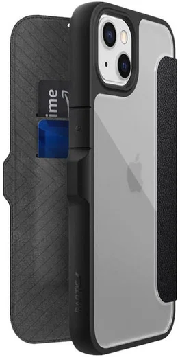 Raptic Urban Folio Apple iPhone 13 Hoesje Book Case Zwart afbeelding 2