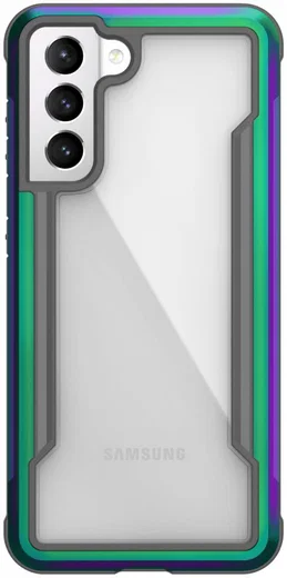 Raptic Shield Pro Samsung Galaxy S21 Hoesje Militair Getest Iridescent afbeelding 1