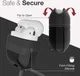 Raptic Journey AirPods Hoesje Bescherm Case Zwart afbeelding 4