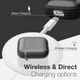 Raptic Clear Apple AirPods Hoesje Smoke Black afbeelding 7