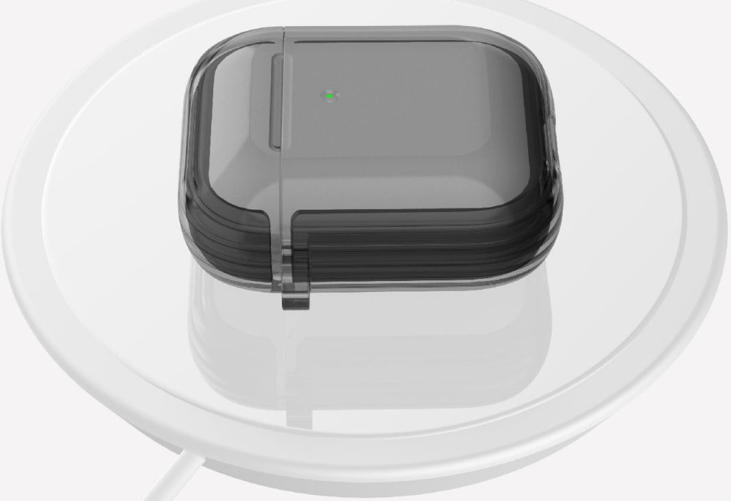 Raptic Clear Apple AirPods Hoesje Smoke Black afbeelding 9