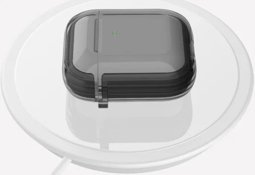 Raptic Clear Apple AirPods Hoesje Smoke Black afbeelding 9
