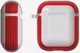 Raptic Clear Apple AirPods Hoesje Rood / Transparant afbeelding 4
