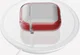 Raptic Clear Apple AirPods Hoesje Rood / Transparant afbeelding 9