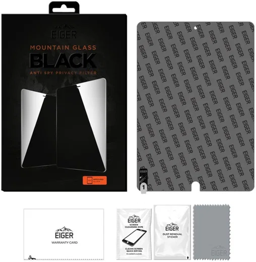 Eiger Apple iPad 10.2 Privacy Glass Case Friendly Screen Protector afbeelding 3