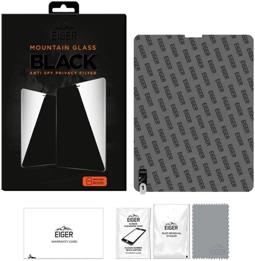 Eiger iPad Pro 12.9 (2018/2020/2021) Privacy Glass Screen Protector afbeelding 3
