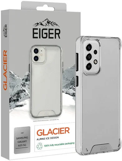 Eiger Glacier Series Samsung Galaxy A33 Hoesje Transparant afbeelding 1