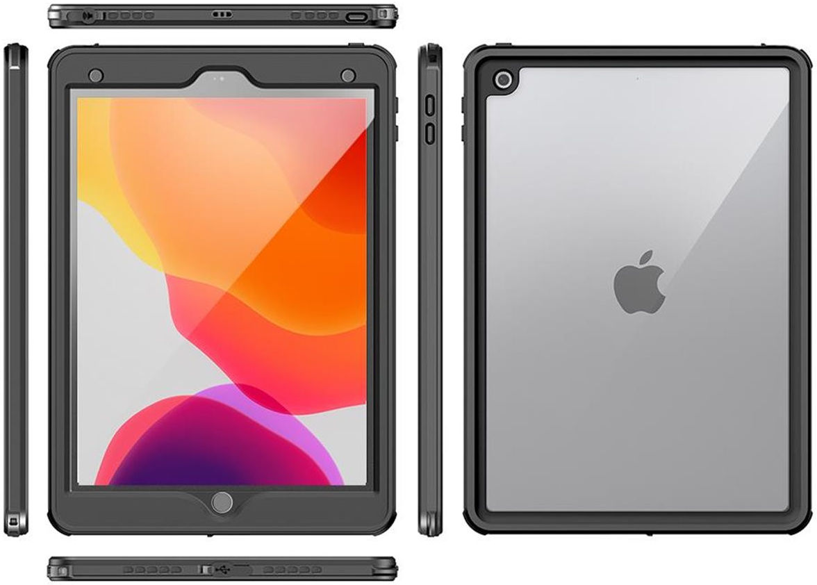 Eiger Peak 3000m iPad 10.2 (2019/2020/2021) Hoes Full Protect Zwart afbeelding 3