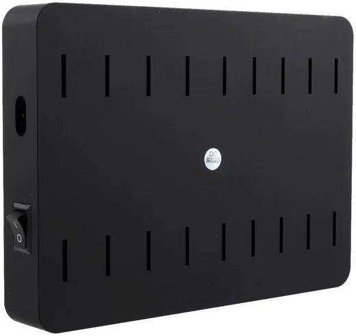 Universeel 96W Oplaad Station 8 Poort USB Oplader Zwart afbeelding 2