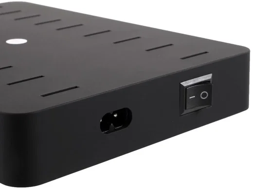 Universeel 96W Oplaad Station 8 Poort USB Oplader Zwart afbeelding 7