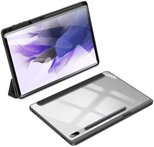 Dux Ducis Toby Samsung Galaxy Tab S8 Plus/S7 Plus/S7 FE Hoes Zwart afbeelding 9