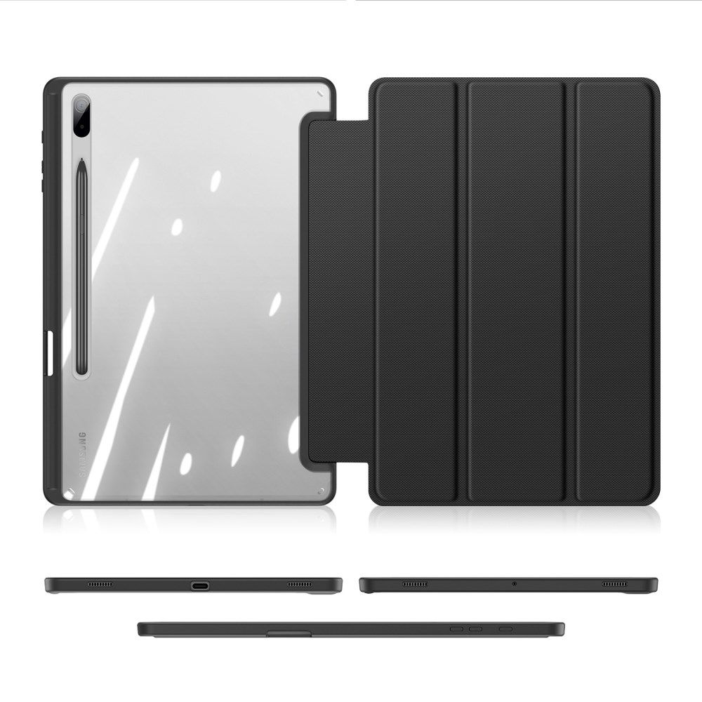 Dux Ducis Toby Samsung Galaxy Tab S8 Plus/S7 Plus/S7 FE Hoes Zwart afbeelding 8