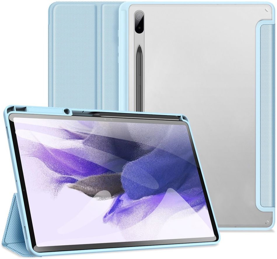 Dux Ducis Toby Samsung Galaxy Tab S8 Plus/S7 Plus/S7 FE Hoes Blauw afbeelding 1