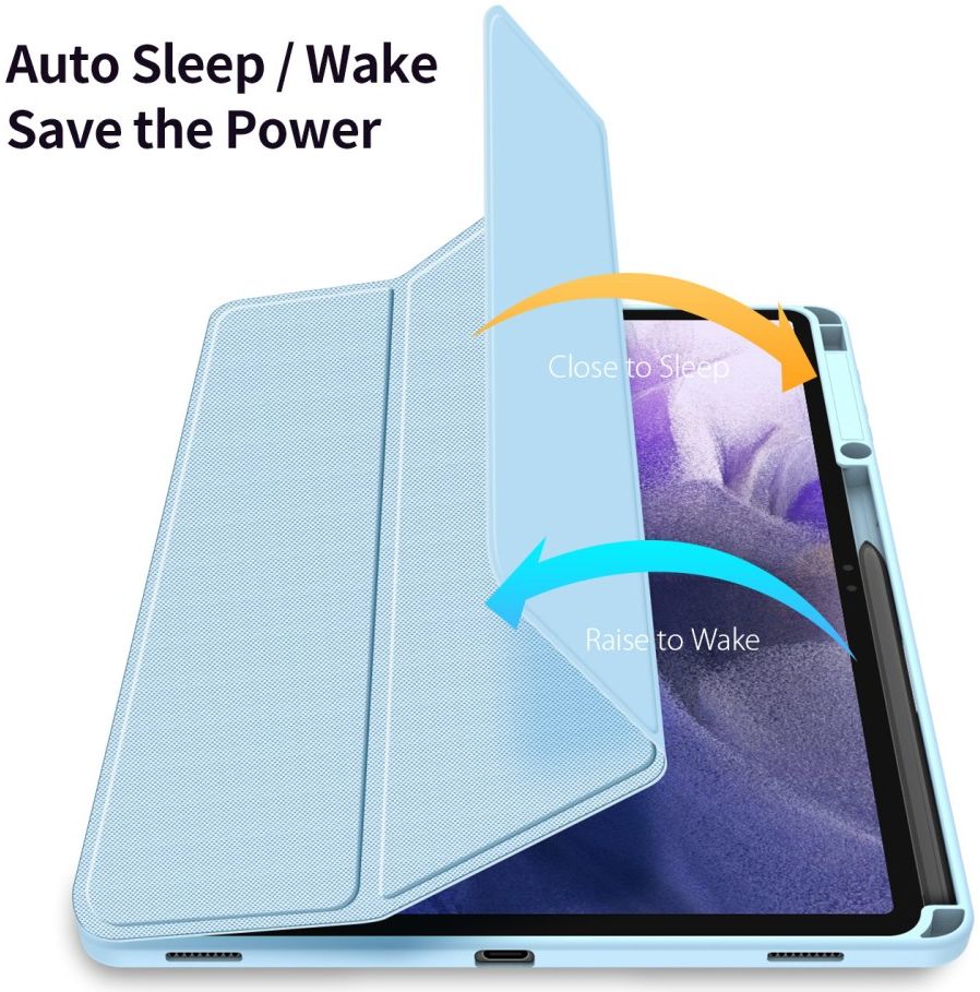 Dux Ducis Toby Samsung Galaxy Tab S8 Plus/S7 Plus/S7 FE Hoes Blauw afbeelding 6