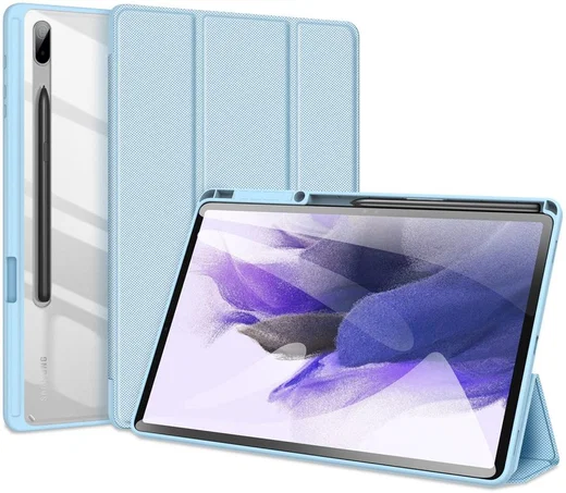 Dux Ducis Toby Samsung Galaxy Tab S8 Plus/S7 Plus/S7 FE Hoes Blauw afbeelding 2
