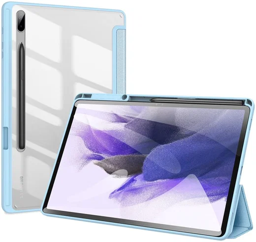 Dux Ducis Toby Samsung Galaxy Tab S8 Plus/S7 Plus/S7 FE Hoes Blauw afbeelding 11