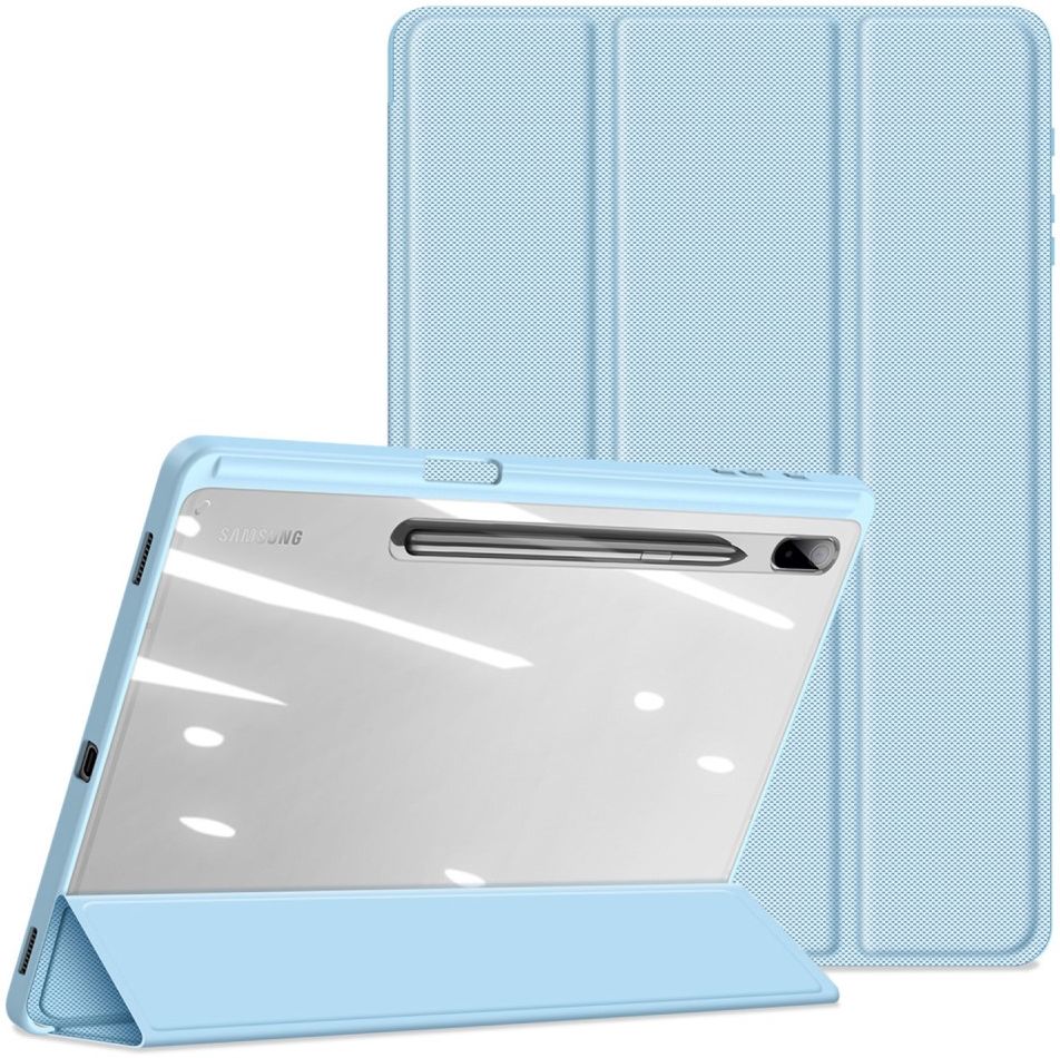Dux Ducis Toby Samsung Galaxy Tab S8 Plus/S7 Plus/S7 FE Hoes Blauw afbeelding 10