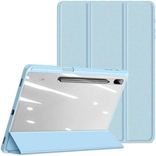 Dux Ducis Toby Samsung Galaxy Tab S8 Plus/S7 Plus/S7 FE Hoes Blauw afbeelding 10
